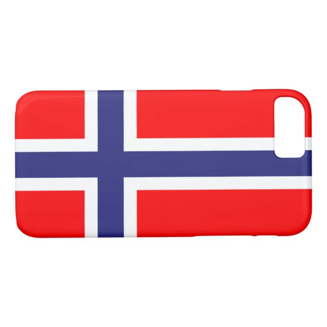 Capa Para iPhone, Case-Mate Bandeira da Noruega (Verso (Horizontal))