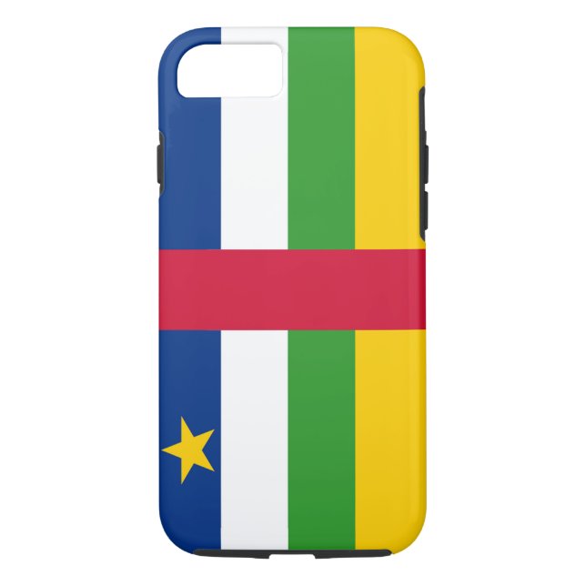 Capa Para iPhone, Case-Mate Bandeira da República Centro-Africana (Verso)