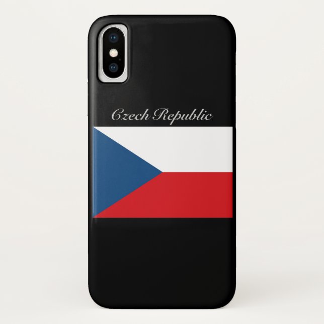 Capa Para iPhone, Case-Mate Bandeira da República Checa - República Checa (Verso)