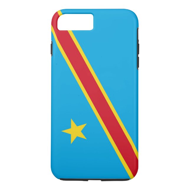 Capa Para iPhone, Case-Mate Bandeira da República Democrática do Congo (Verso)