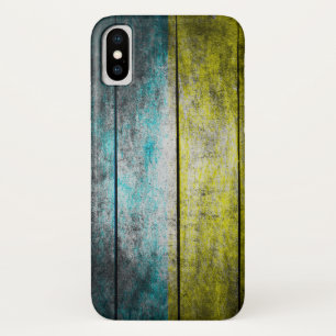 Capa Para iPhone Da Case-Mate Bandeira da Ucrânia sobre madeira