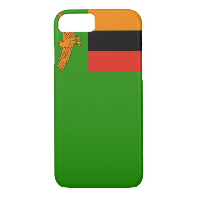 Capa Para iPhone, Case-Mate Bandeira da Zâmbia (Verso)