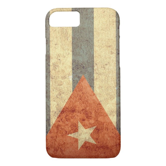 Capa Para iPhone, Case-Mate Bandeira de Cuba - Grunge (Verso)