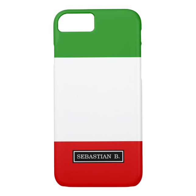 Capa Para iPhone, Case-Mate Bandeira de Italia (Verso)