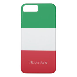 Capa iPhone 8 Plus/7 Plus Bandeira de Italia