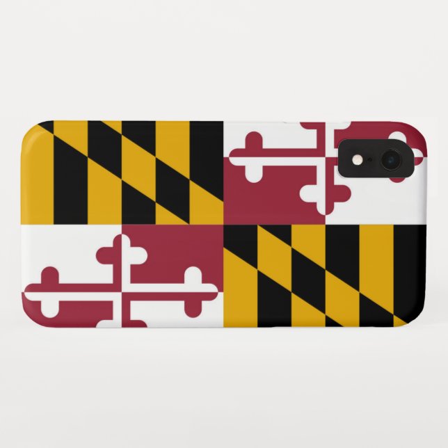 Capa Para iPhone, Case-Mate bandeira de Maryland (Verso (Horizontal))