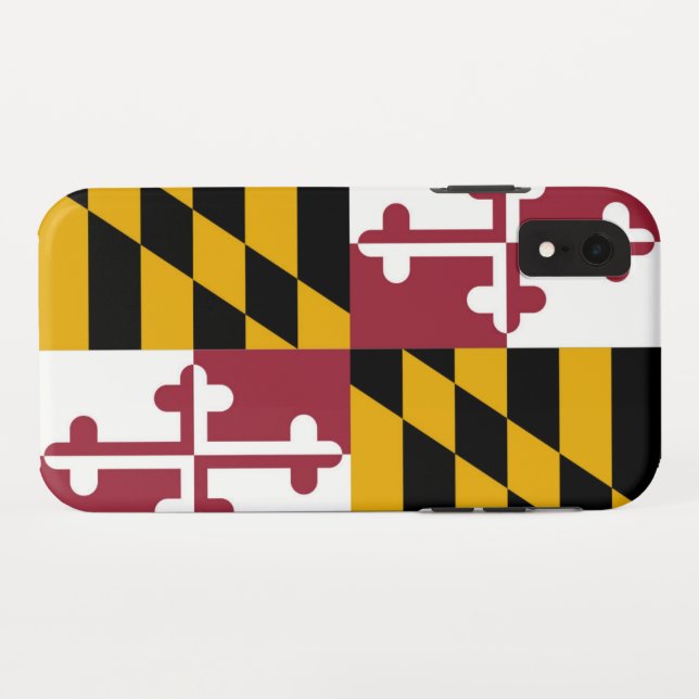 Capa Para iPhone, Case-Mate bandeira de Maryland (Verso (Horizontal))