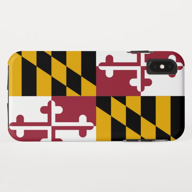 Capa Para iPhone, Case-Mate bandeira de Maryland (Verso (Horizontal))