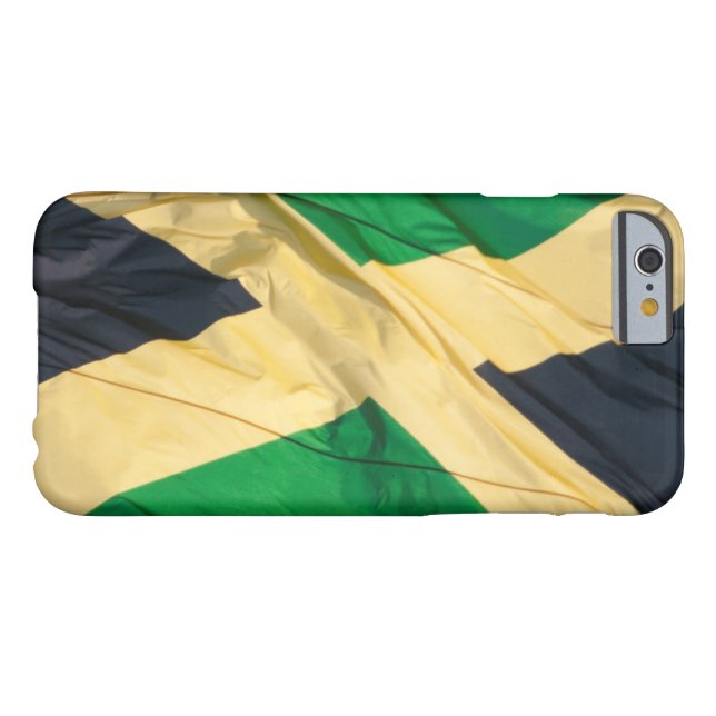 Capa Para iPhone, Case-Mate Bandeira de ondulação de Jamaica (Verso Horizontal)