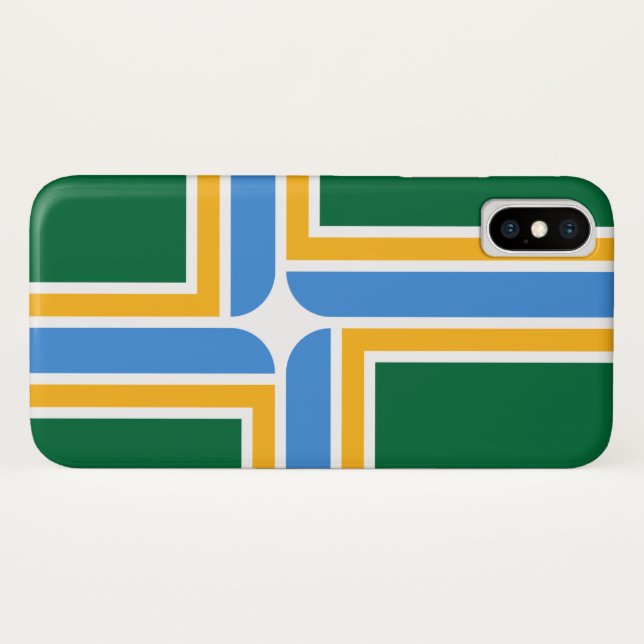 Capa Para iPhone, Case-Mate Bandeira de Portland (Oregon) (Verso (Horizontal))