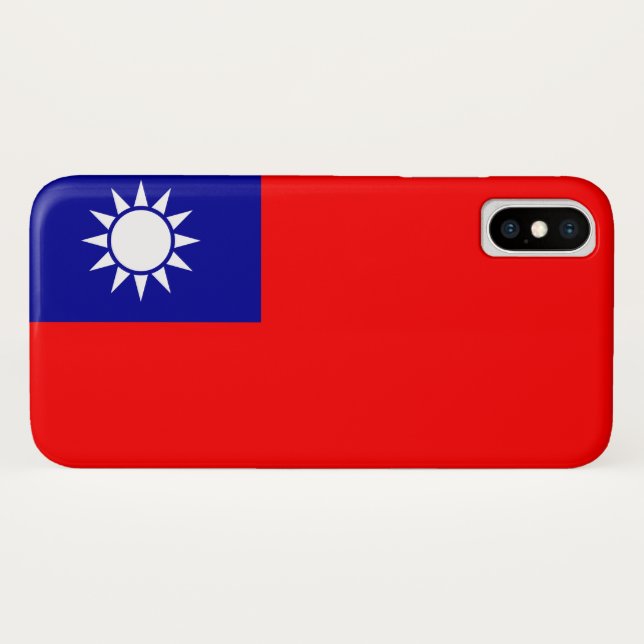 Capa Para iPhone, Case-Mate Bandeira de Taiwan (Verso (Horizontal))