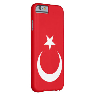 Capa Barely There Para iPhone 6 Bandeira de Turquia