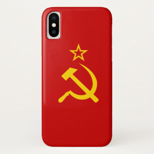 Capa Para iPhone X Bandeira de URSS