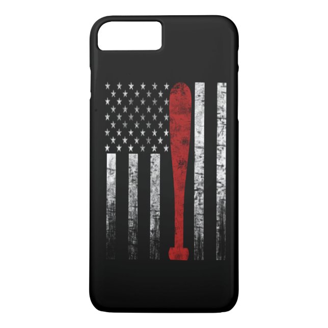 Capa Para iPhone, Case-Mate Bandeira do basebol (Verso)