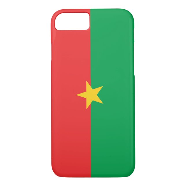 Capa Para iPhone, Case-Mate Bandeira do Burkina Faso (Verso)