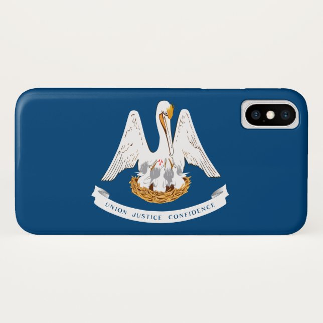 Capa Para iPhone, Case-Mate Bandeira do Estado da Louisiana (Verso (Horizontal))