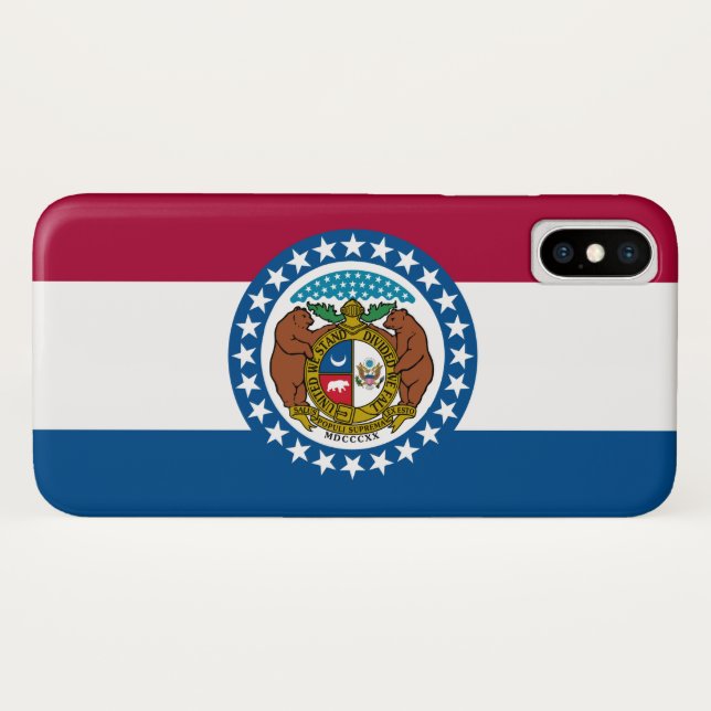Capa Para iPhone, Case-Mate Bandeira do Estado do Missouri (Verso (Horizontal))