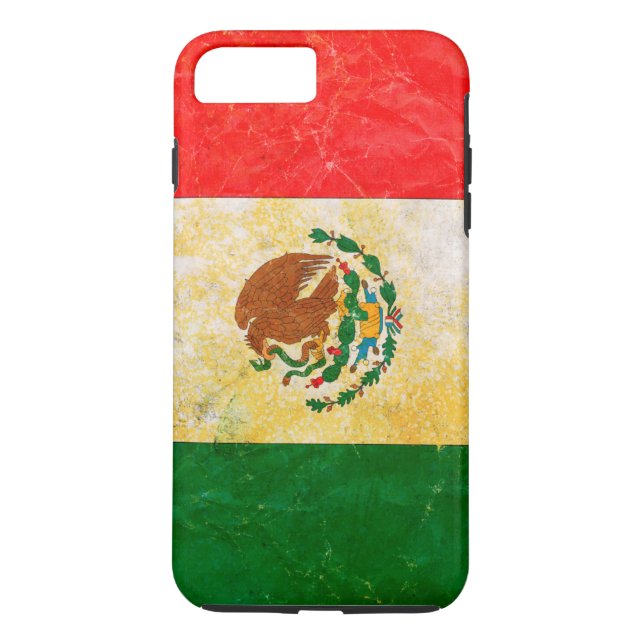 Capa Para iPhone, Case-Mate Bandeira do México em Grunge (Verso)