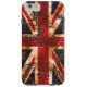 Capa Para iPhone, Case-Mate Bandeira do Reino Unido, Patriótica Rusted (Verso)