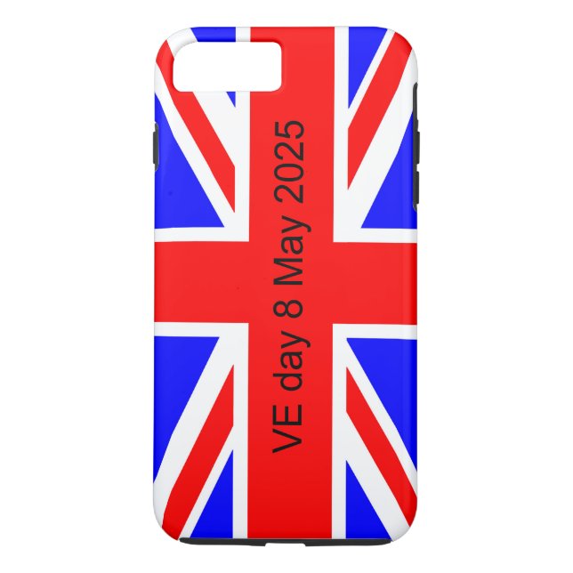 Capa Para iPhone, Case-Mate Bandeira do Reino Unido VE dia 2025 (Verso)