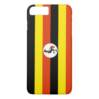 Capa iPhone 8 Plus/7 Plus Bandeira do Uganda