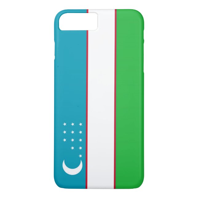 Capa Para iPhone, Case-Mate Bandeira do Usbequistão (Verso)