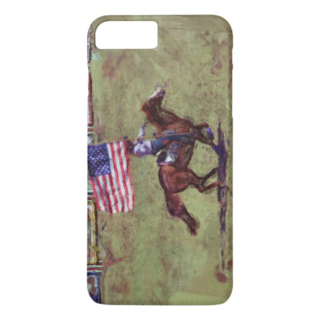 Capa Para iPhone, Case-Mate Bandeira dos Estados Unidos e Arte Rodeada America (Verso)