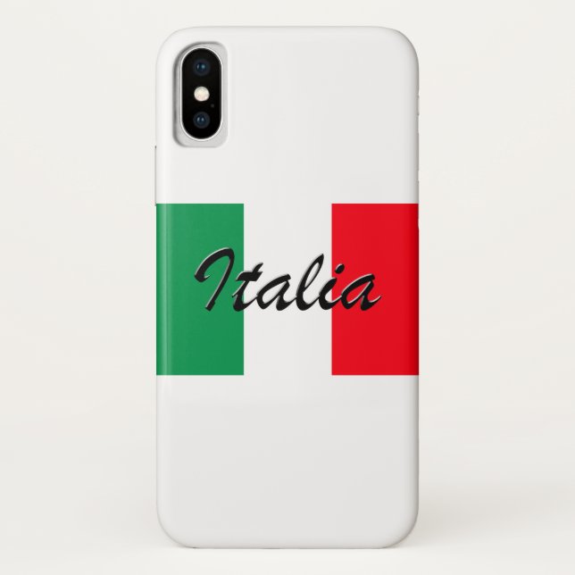 Capa Para iPhone, Case-Mate Bandeira Italia - Alta Qualidade (Verso)