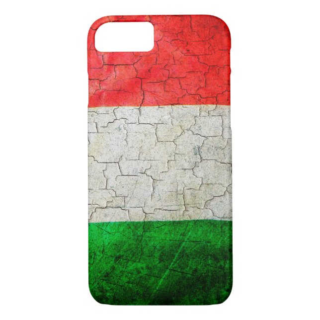 Capa Para iPhone, Case-Mate Bandeira Itália rachada (Verso)