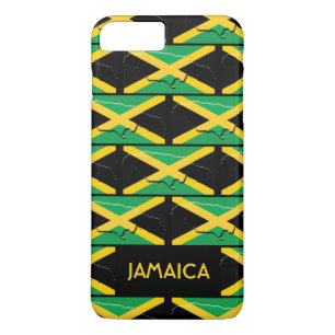Capa iPhone 8 Plus/7 Plus Bandeira jamaicana personalizada