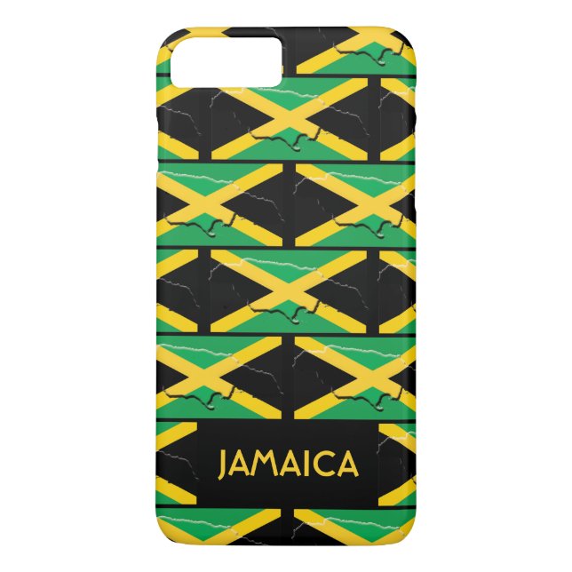 Capa Para iPhone, Case-Mate Bandeira jamaicana personalizada (Verso)