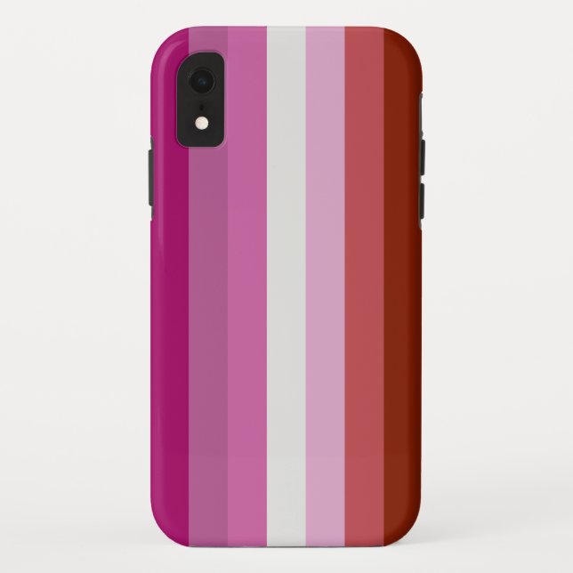 Capa Para iPhone, Case-Mate Bandeira Lésbica (Verso)