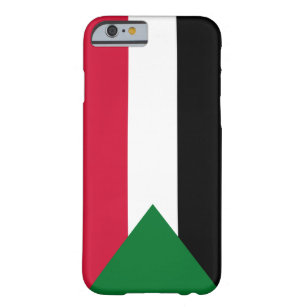 Capa Barely There Para iPhone 6 Bandeira nacional do mundo de Sudão
