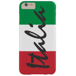 Capa Barely There Para iPhone 6 Plus Bandeira personalizada de Italia