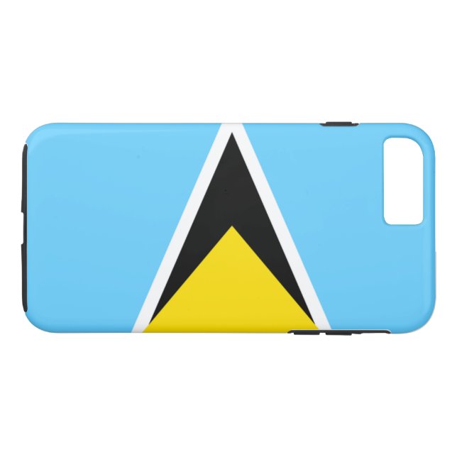 Capa Para iPhone, Case-Mate bandeira santo Lúcia (Verso (Horizontal))