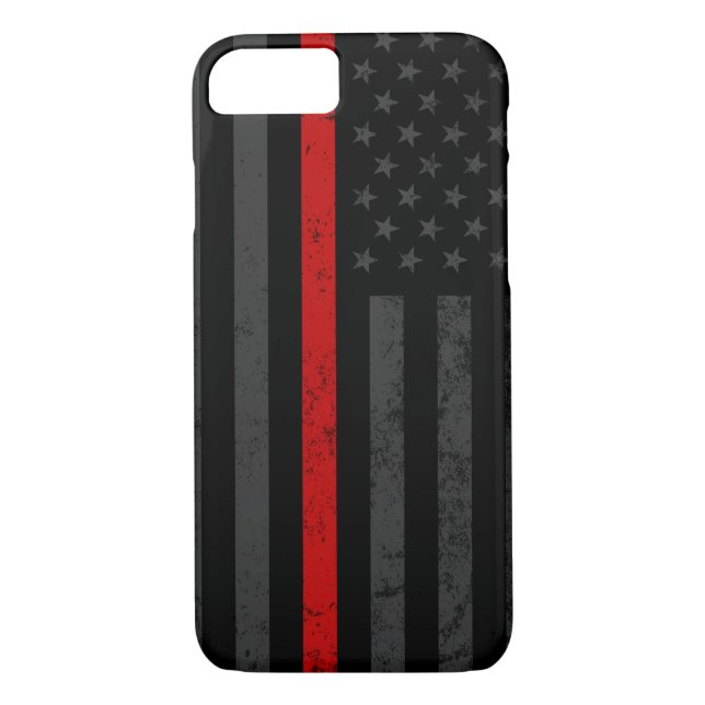 Capa Para iPhone, Case-Mate Bandeira suja escura do bombeiro (Verso)