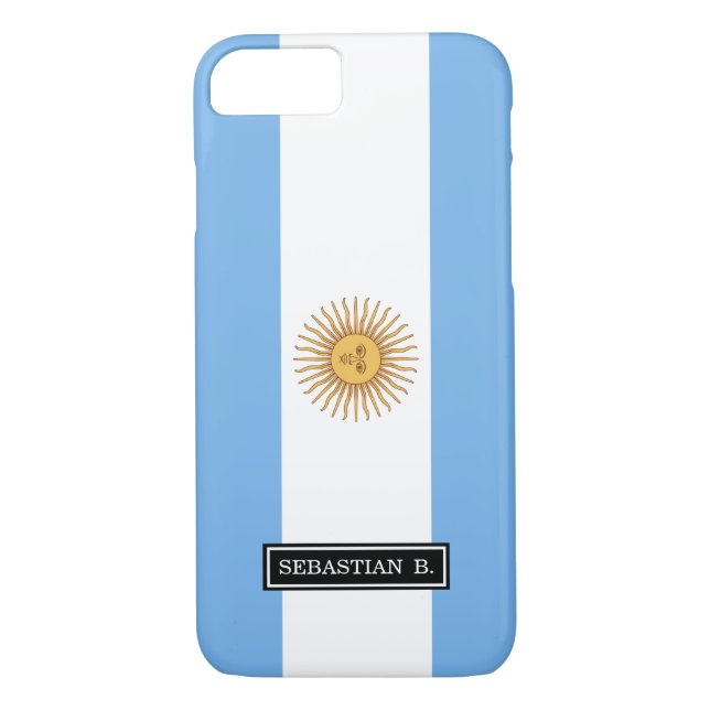 Capa Para iPhone, Case-Mate Bandeira tradicional de Argentina (Verso)