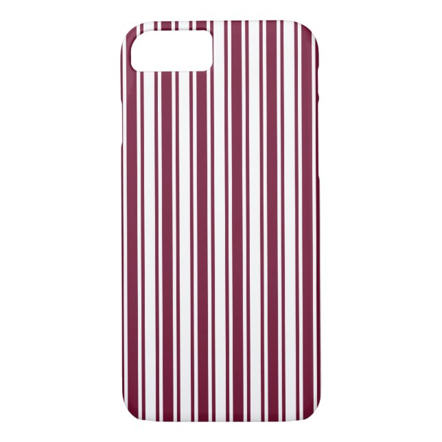 Capa Para iPhone, Case-Mate Banheiras vermelhas e brancas de doce (Verso)