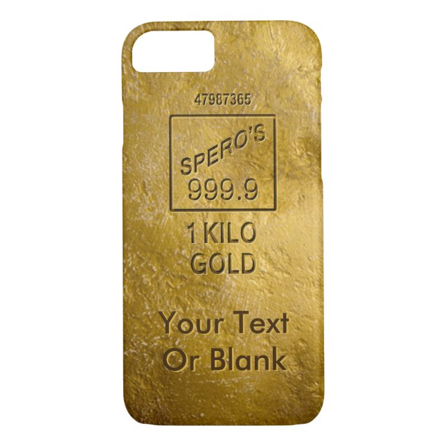 Capa Para iPhone, Case-Mate Bar Dourado (Verso)