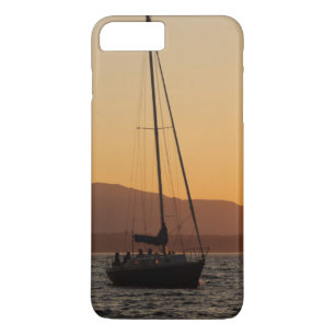 Capa Para iPhone Da Case-Mate Barco à Vela ao Pôr do Sol no Puget Sound