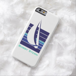 Capa Barely There Para iPhone 6 Barcos Blues Square_personalizados