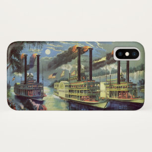 Capa Para iPhone X Barcos de Transporte e Viagem Antigos Rebocadores