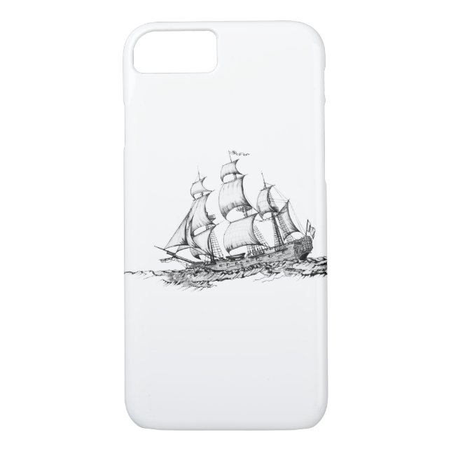 Capa Para iPhone, Case-Mate barcos na água (Verso)