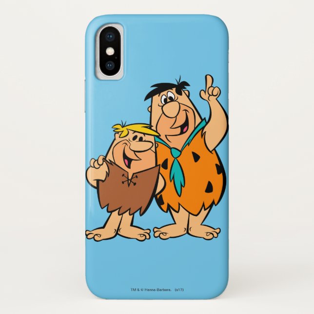 Capa Para iPhone, Case-Mate Barney Rubble e Fred Flintstone (Verso)