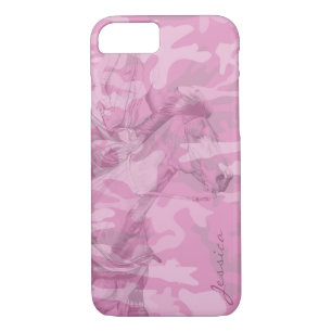 Capa iPhone 8/ 7 Barrel Racer (camo rosa lavado)