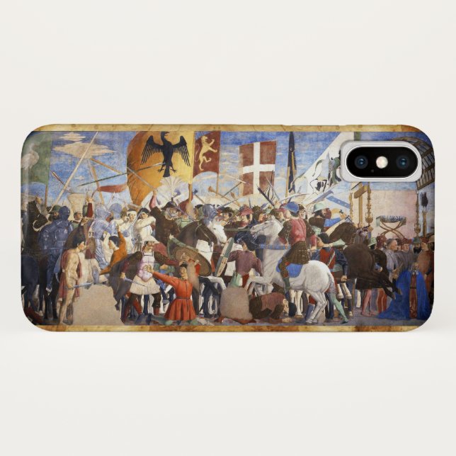 Capa Para iPhone, Case-Mate BATALHA DE HERACLIUS por Piero Della Francesca (Verso (Horizontal))