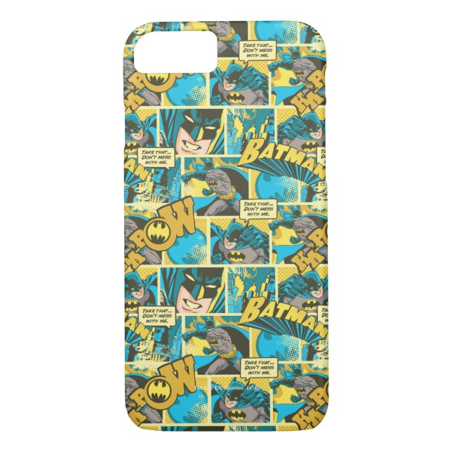 Capa Para iPhone, Case-Mate Batman Comic Capers Padrão 2 (Verso)