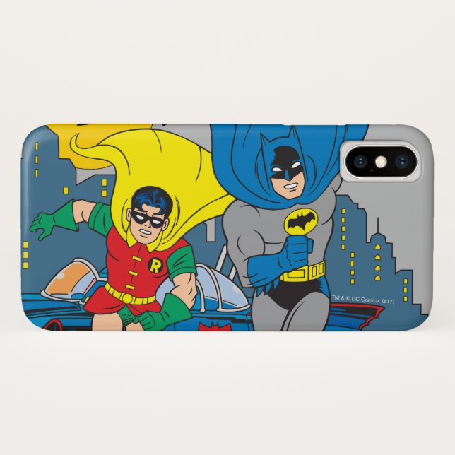 Capa Para iPhone, Case-Mate Batman E Robin Running (Verso (Horizontal))