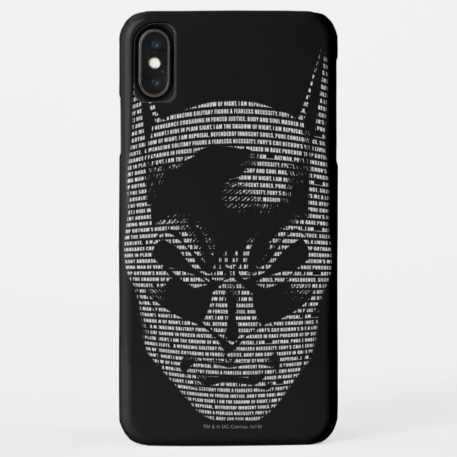 Capa Para iPhone, Case-Mate Batman Head Mantra (Verso)