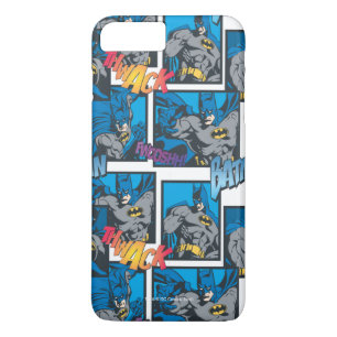Capa iPhone 8 Plus/7 Plus Batman Knight FX - padrão Thwack/Fwooshh 30A